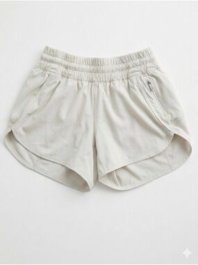lululemon athletica Light Cream Athletic Running Shorts